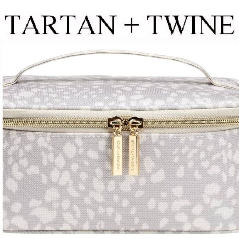 Tartan & Twine Leopord Beige Cosmetic Box